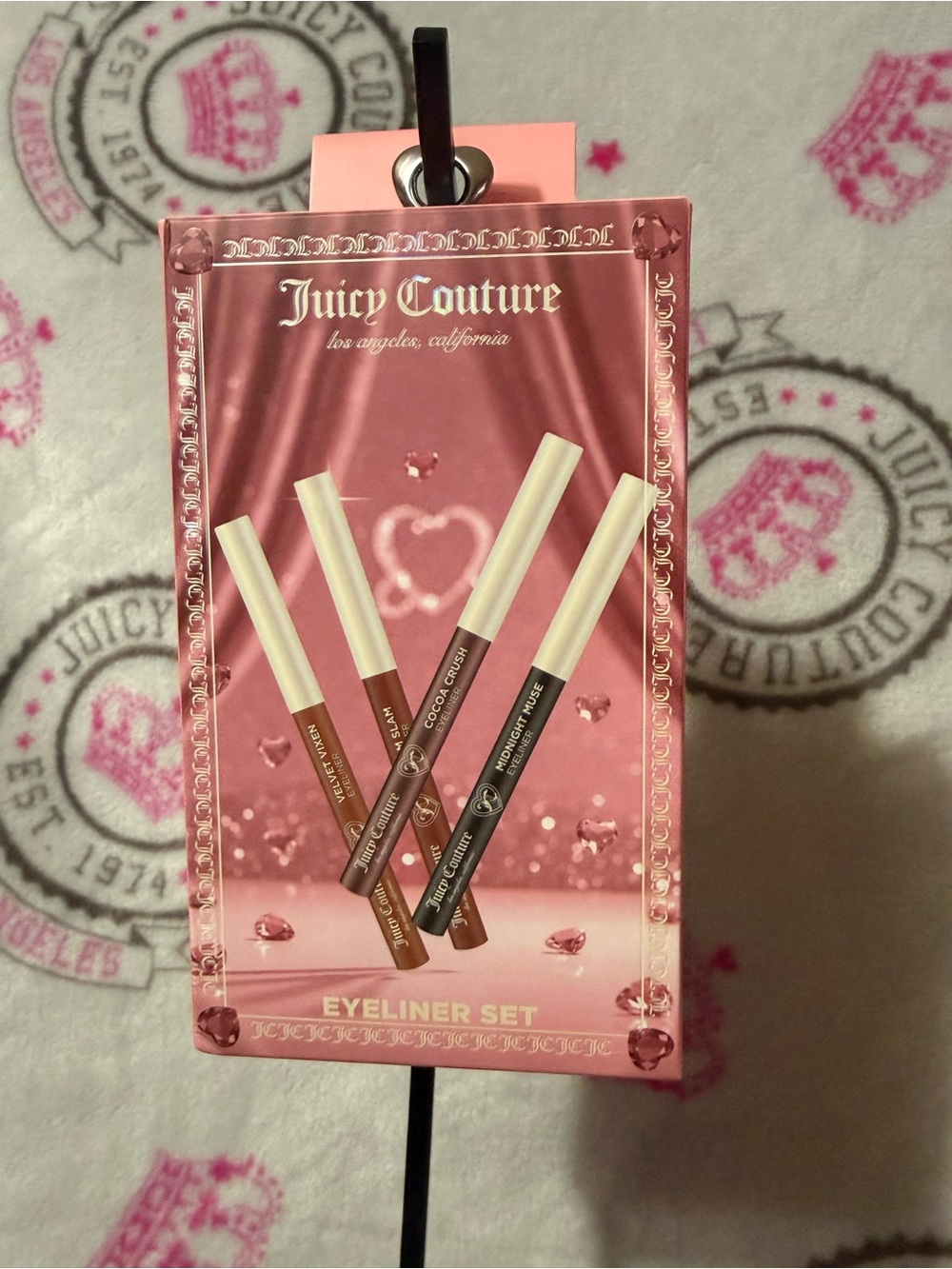 Juicy Couture Neutral & Brown Eyeliner Set - Pink Packaging